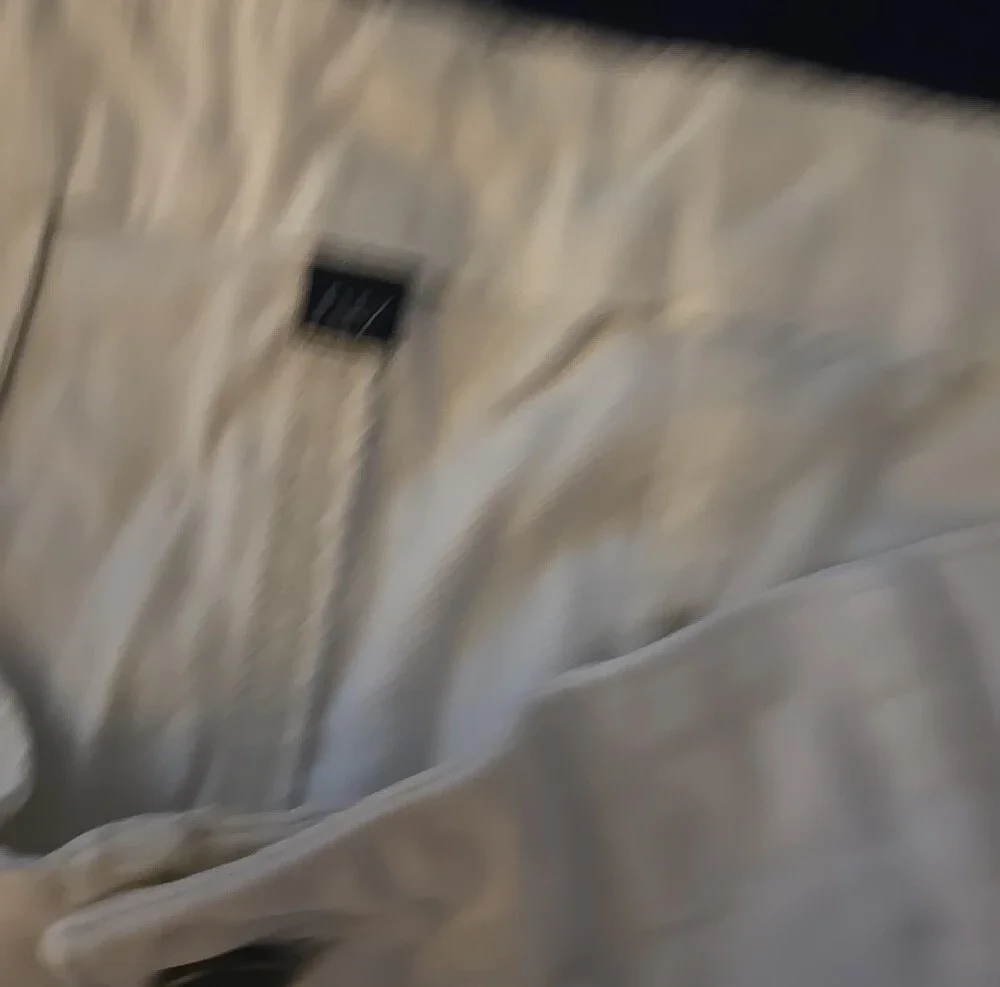 Men's White Cargo Pants - Lightweight Everyday Wear 38X30